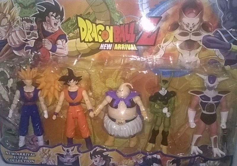 Bonecos dos personagens do desenho animado Dragon Ball